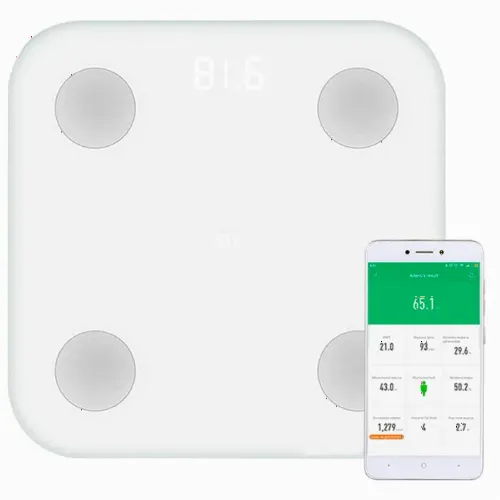 Электронные напольные весы Xiaomi Mi Body Composition Scale 2, Белый