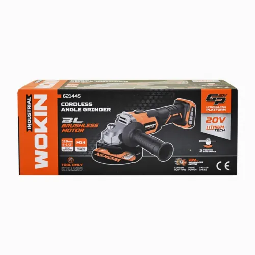 Masina de slefuit unghiulara pe acumulator WOKIN 20V LI-ION (fara acumulator)