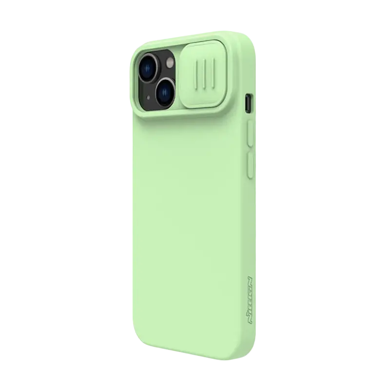 Nillkin Apple iPhone 14 Plus, CamShield Silky Silicone Case, Mint Green