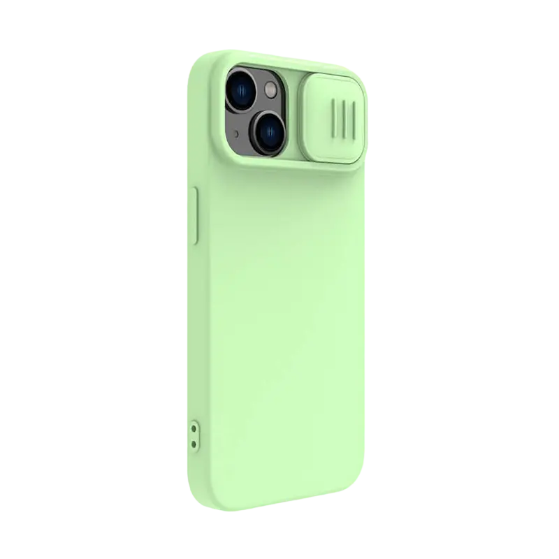 Nillkin Apple iPhone 14 Plus, CamShield Silky Silicone Case, Mint Green