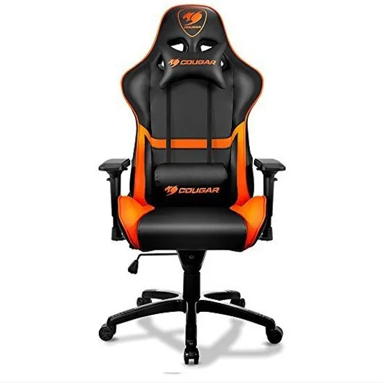 Scaun Gaming Cougar Armor, PU Piele, Negru/Portocaliu