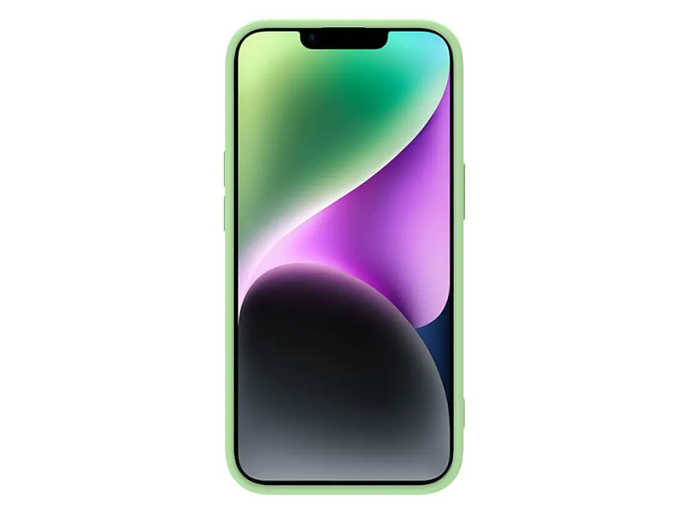 Nillkin Apple iPhone 14 Plus, CamShield Silky Silicone Case, Mint Green