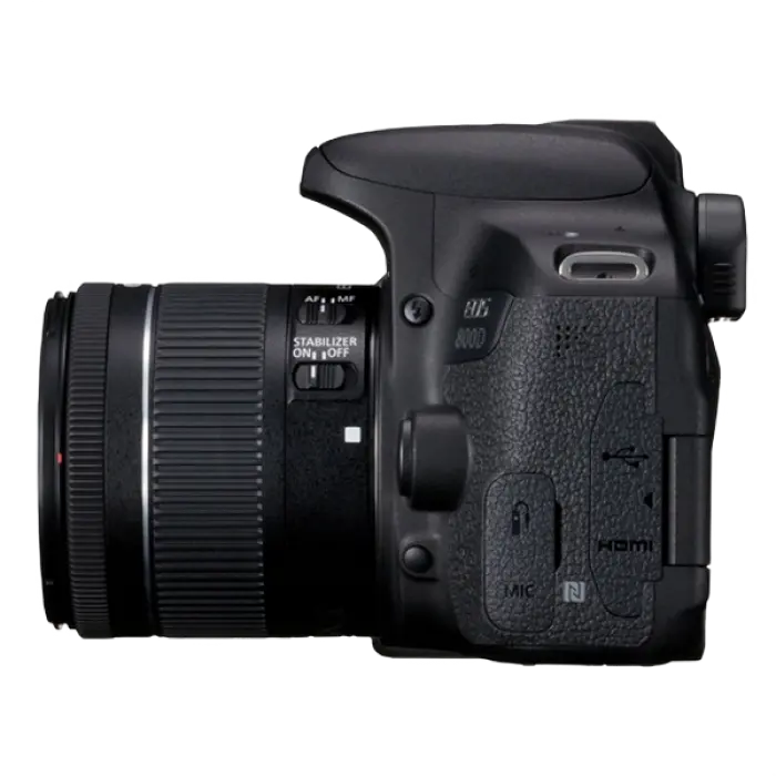 Зеркальный фотоаппарат Canon EOS 800D + 18-55 IS, Чёрный