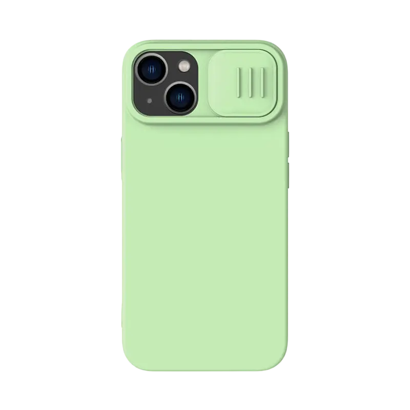 Nillkin Apple iPhone 14 Plus, CamShield Silky Silicone Case, Mint Green