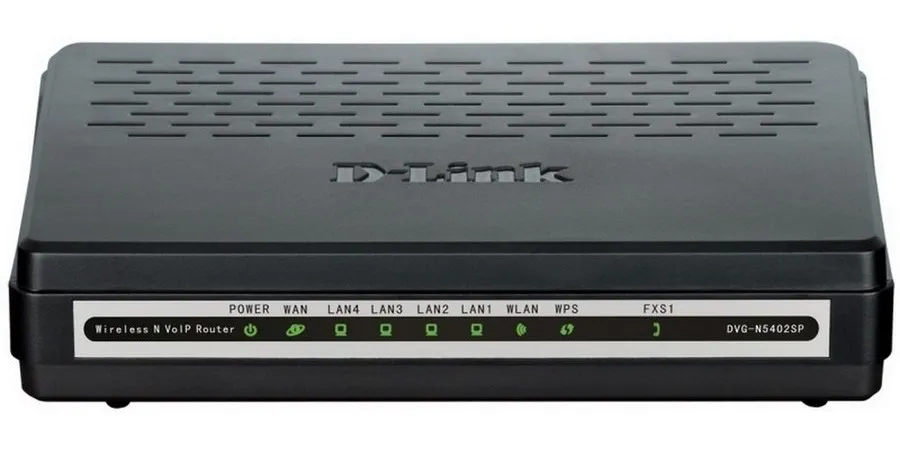Router VoIP D-Link DVG-N5402SP/1S, Negru