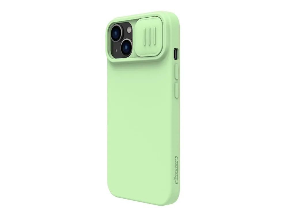 Nillkin Apple iPhone 14 Plus, CamShield Silky Silicone Case, Mint Green