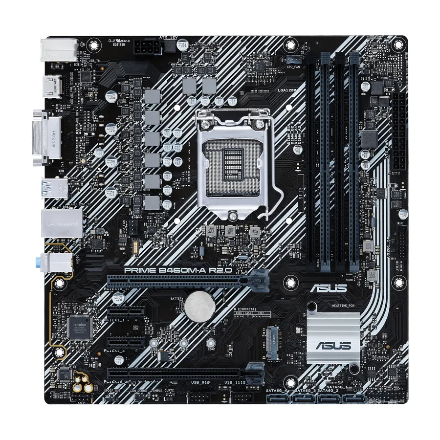 Placă de bază ASUS PRIME B460M-A R2.0, LGA1200, Intel H470, Micro-ATX