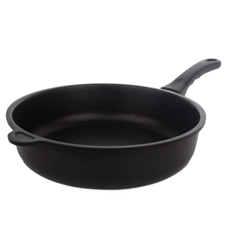 Cratița AMT Gastroguss AMT-728-E, 3,8L, 28cm, Negru