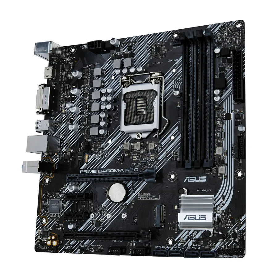 Placă de bază ASUS PRIME B460M-A R2.0, LGA1200, Intel H470, Micro-ATX