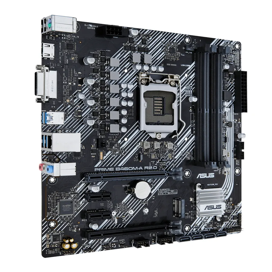 Placă de bază ASUS PRIME B460M-A R2.0, LGA1200, Intel H470, Micro-ATX