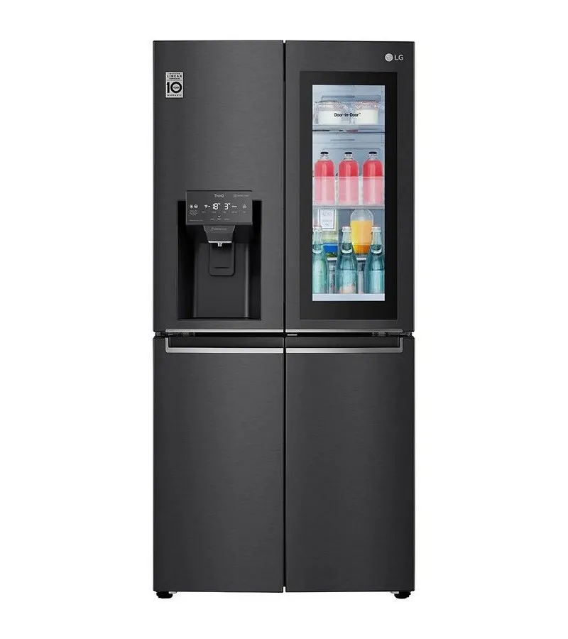 Frigider LG GMX844MC6F, InstaView Door-in-Door™, Negru mat