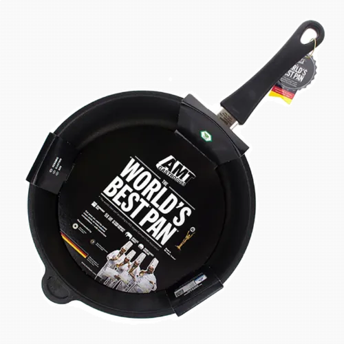 Сотейник AMT Gastroguss AMT-728-E, 3,8л, 28см, Чёрный