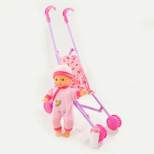 Кукла с коляской Baella Baby ICOM 7127803