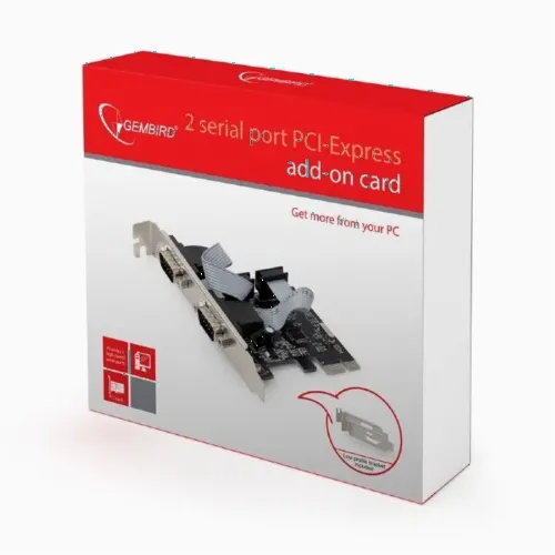 Карта расширения PCI-Express Gembird SPC-22, Чёрная