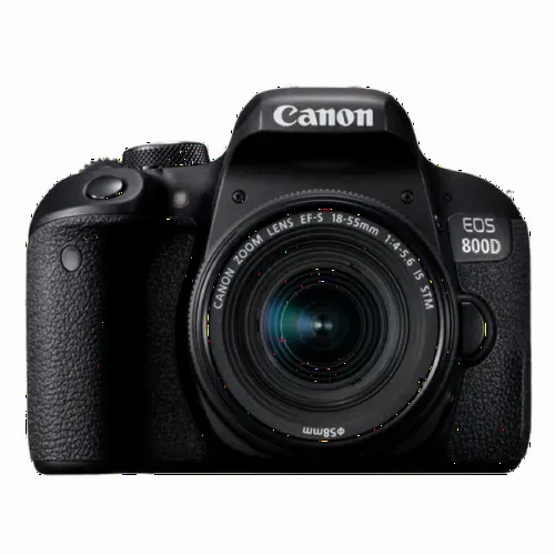 Aparat foto DSLR Canon EOS 800D + 18-55 IS, Negru