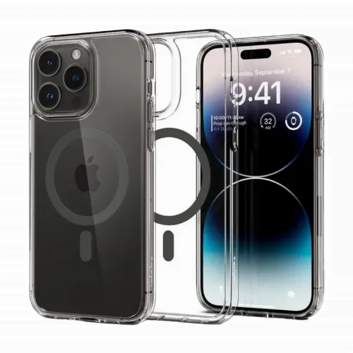 Spigen iPhone 14 Pro, Ultra Hybrid Mag Magsafe, Graphite