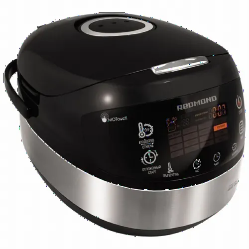Aparat de gătit multifuncțional Redmond MULTIKITCHEN, Negru / Oțel Inoxidabil