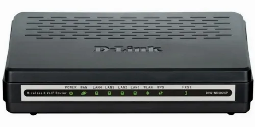Router VoIP D-Link DVG-N5402SP/1S, Negru