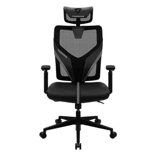Игровое кресло ThunderX3 Yama1, Искусственная кожа, Чёрный