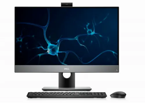 Computer All-in-One DELL OptiPlex 7780, 27", Intel Core i5-10505, 8GB/256GB, Windows 11 Pro, Argintiu/Negru