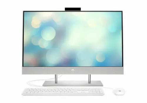 Моноблок HP 7-dp1033ur, 27", Intel Core i3-1125G4, 8Гб/512Гб, FreeDOS, Серебристый