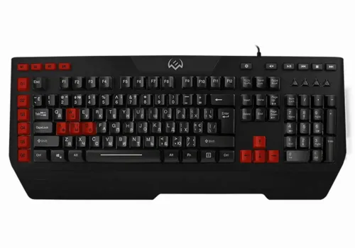 Tastatură SVEN KB-G9600, Cu fir, Negru