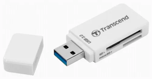 Кардридер Transcend TS-RDF5, USB Type-A, Белый