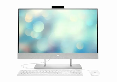 Моноблок HP 7-dp1033ur, 27", Intel Core i3-1125G4, 8Гб/512Гб, FreeDOS, Серебристый