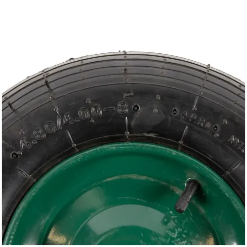 Roata verde 400-8 pentru ax mic ECO