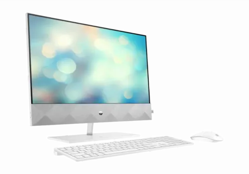 Моноблок HP Pavilion 27-CA0015UR, 27", AMD Ryzen 7 5700U, 16Гб/512Гб, FreeDOS, Белый