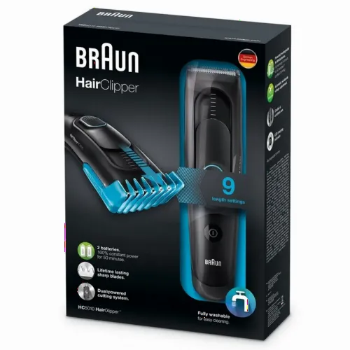 Aparat de tuns Braun HC5010, Negru