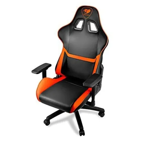 Scaun Gaming Cougar Armor, PU Piele, Negru/Portocaliu