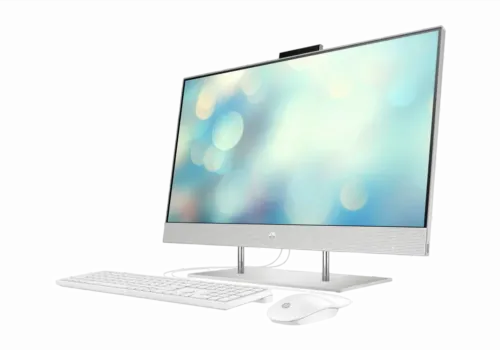 Моноблок HP 7-dp1033ur, 27", Intel Core i3-1125G4, 8Гб/512Гб, FreeDOS, Серебристый