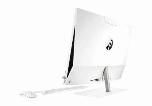 Моноблок HP Pavilion 27-CA0015UR, 27", AMD Ryzen 7 5700U, 16Гб/512Гб, FreeDOS, Белый