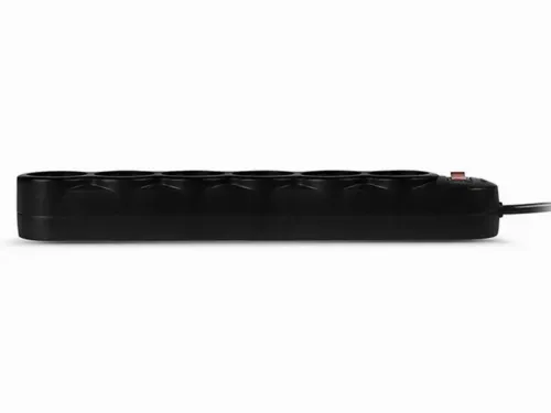 Сетевой фильтр SVEN SF-06L, 6 Розеток, 1,8м, Чёрный