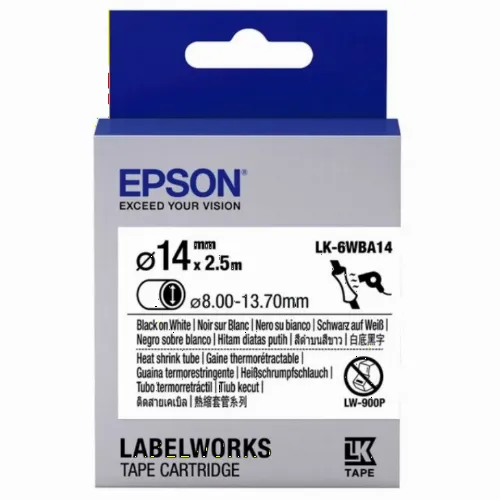 Картридж с лентой Epson LK-6WBA14, 24 мм x 2,5 м