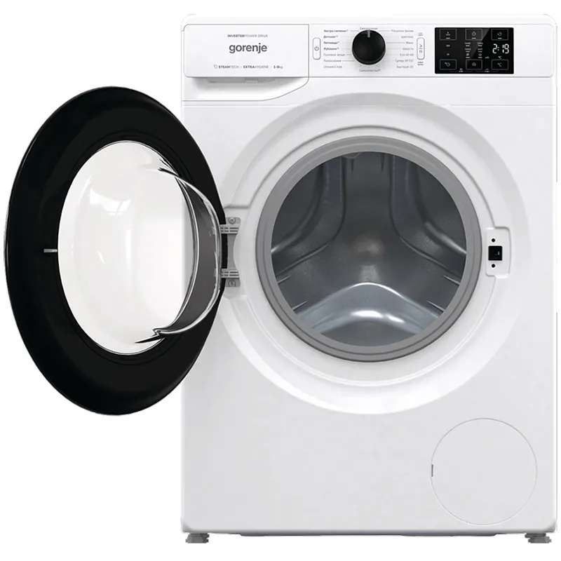 Mașină de spălat Gorenje WNEI 84 SDS, 8kg, Alb