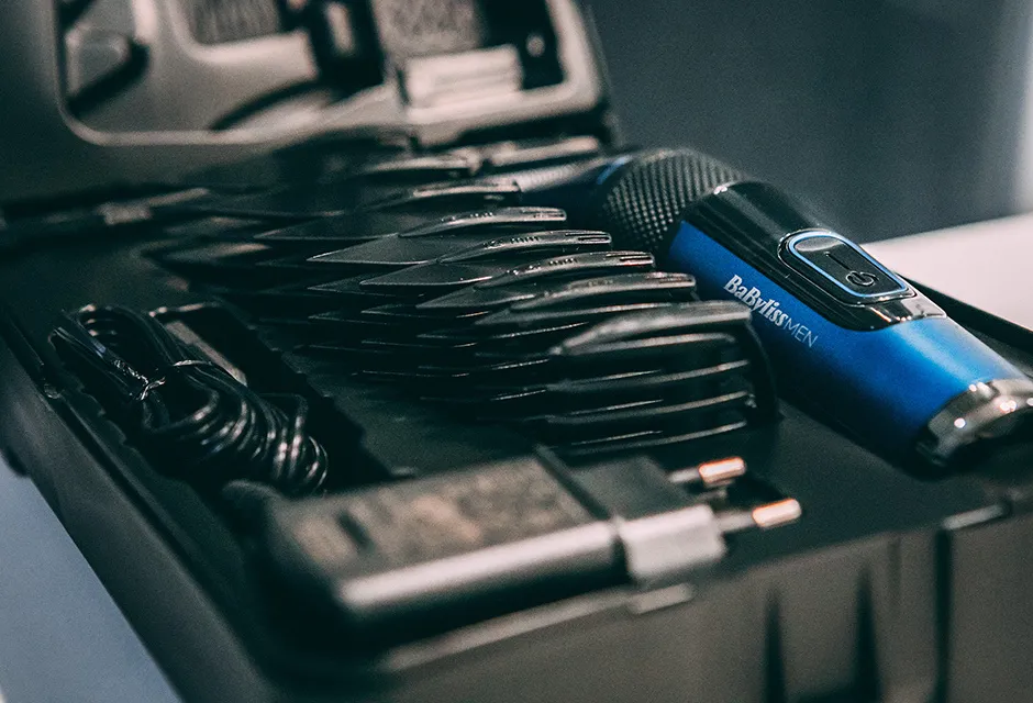 Aparat de tuns BaByliss E990E, Albastru | Negru