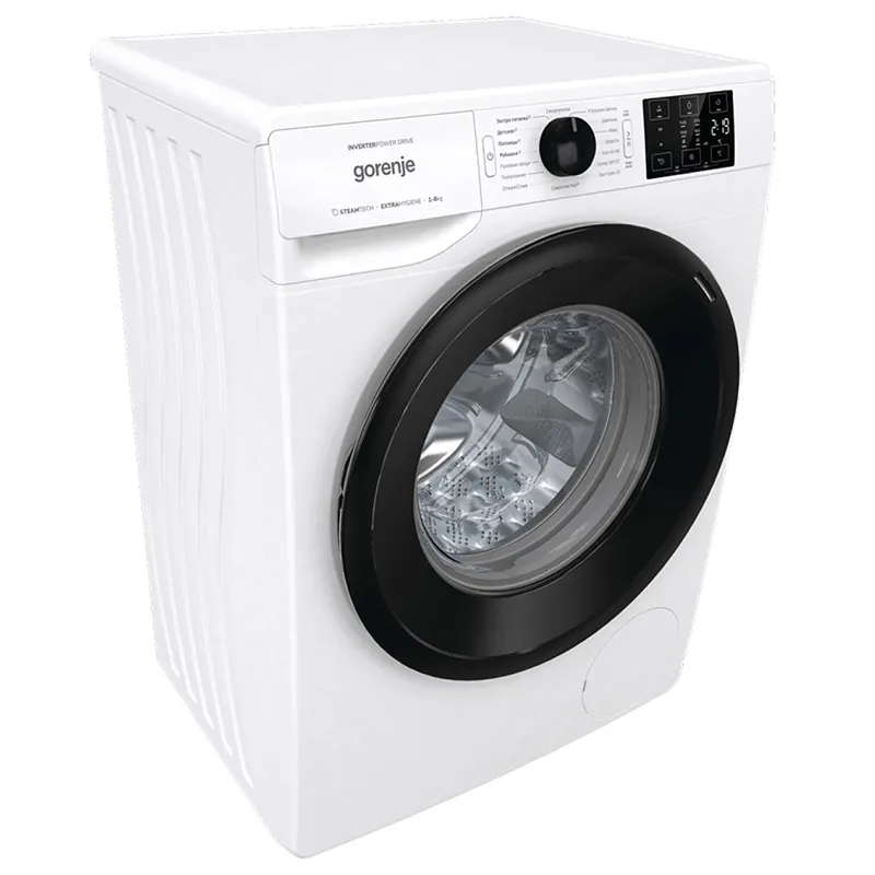 Mașină de spălat Gorenje WNEI 84 SDS, 8kg, Alb