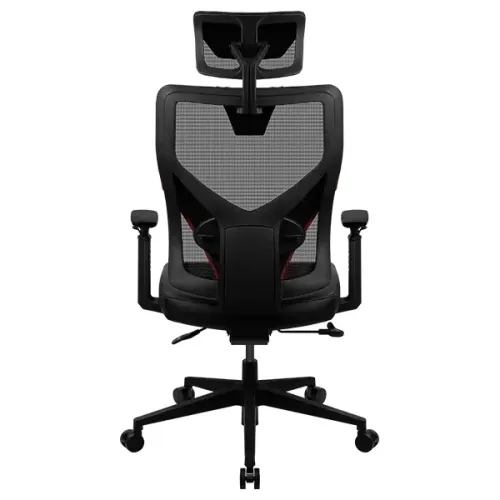 Игровое кресло ThunderX3 Yama1, Искусственная кожа, Черный/Красный