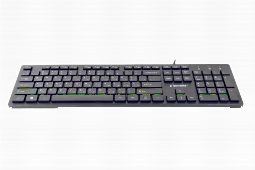 Tastatură Gembird KB-MCH-03-RU, Cu fir, Negru