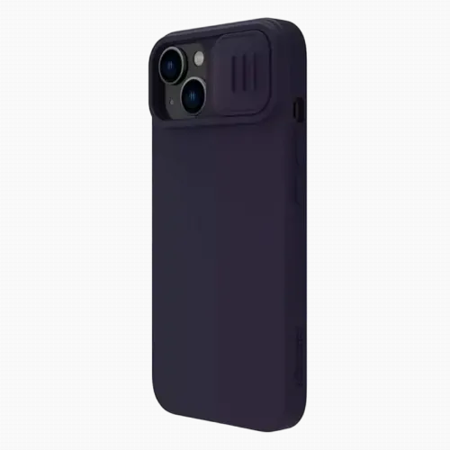 Чехол Nillkin iPhone 14 Plus, CamShield Silky Silicone, Dark Purple