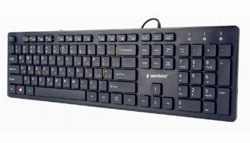 Tastatură Gembird KB-MCH-03-RU, Cu fir, Negru