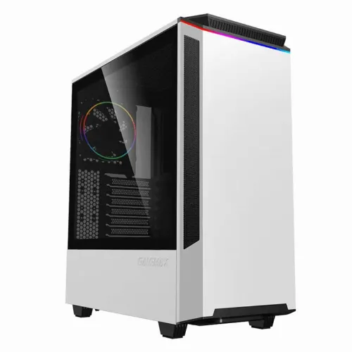 Carcasă PC Gamemax T801WT, Midi-Tower, ATX, Alb