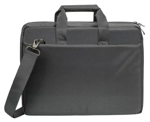 Geantă pentru Laptop RivaCase Central, 15.6", Poliester, Gri