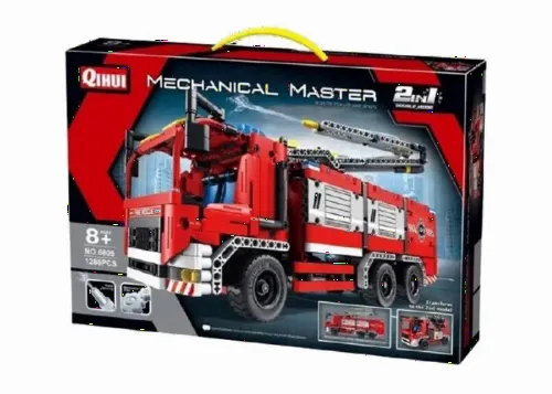 Constructor XTech Mini Fire Truck with Water Spraying