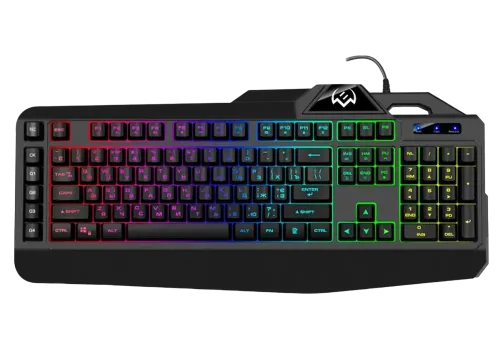 Tastatură SVEN KB-G8600, Cu fir, Negru