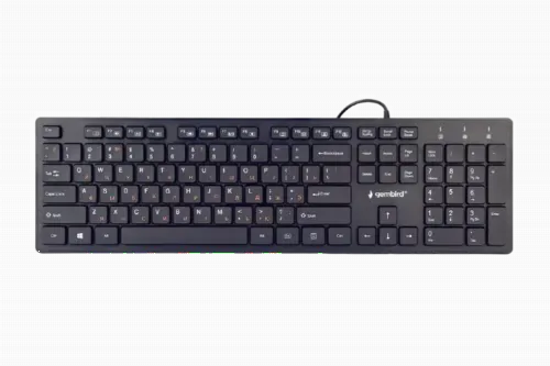 Tastatură Gembird KB-MCH-03-RU, Cu fir, Negru