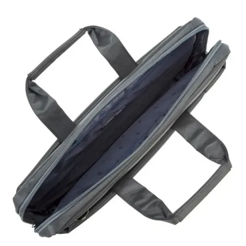 Geantă pentru Laptop RivaCase Central, 15.6", Poliester, Gri
