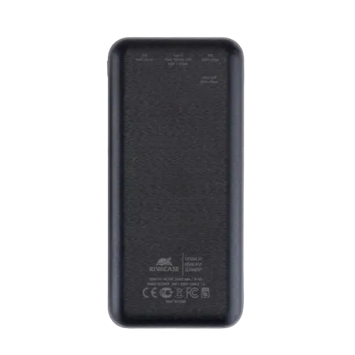 Power Bank Rivacase 20000 mAh QC 3.0/PD 20W, VA2580, Black